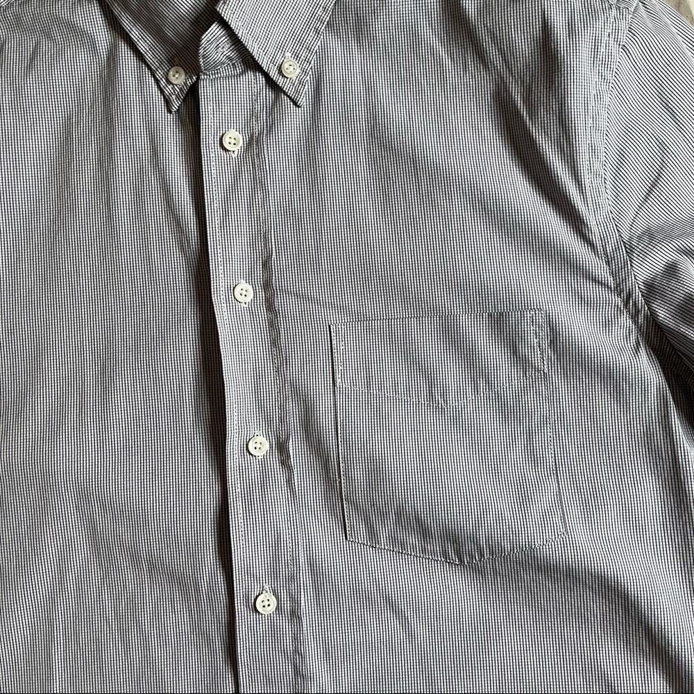 Everlane Button Down Thin Line Patter Size Xs - image 2